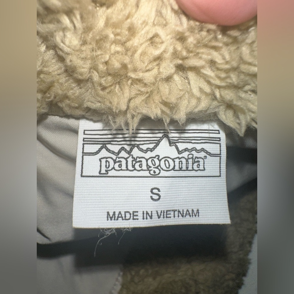 Patagonia Women Reversible Los Gatos Hooded Vest Calcium size S - Picture 6 of 8